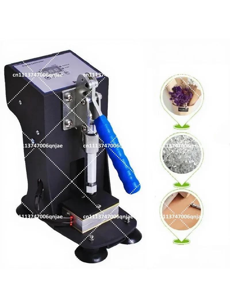 Mini 5x7.5cm Rosin Press Machine, Dual Heating Plate for DIY Extraction and Small Batch Use