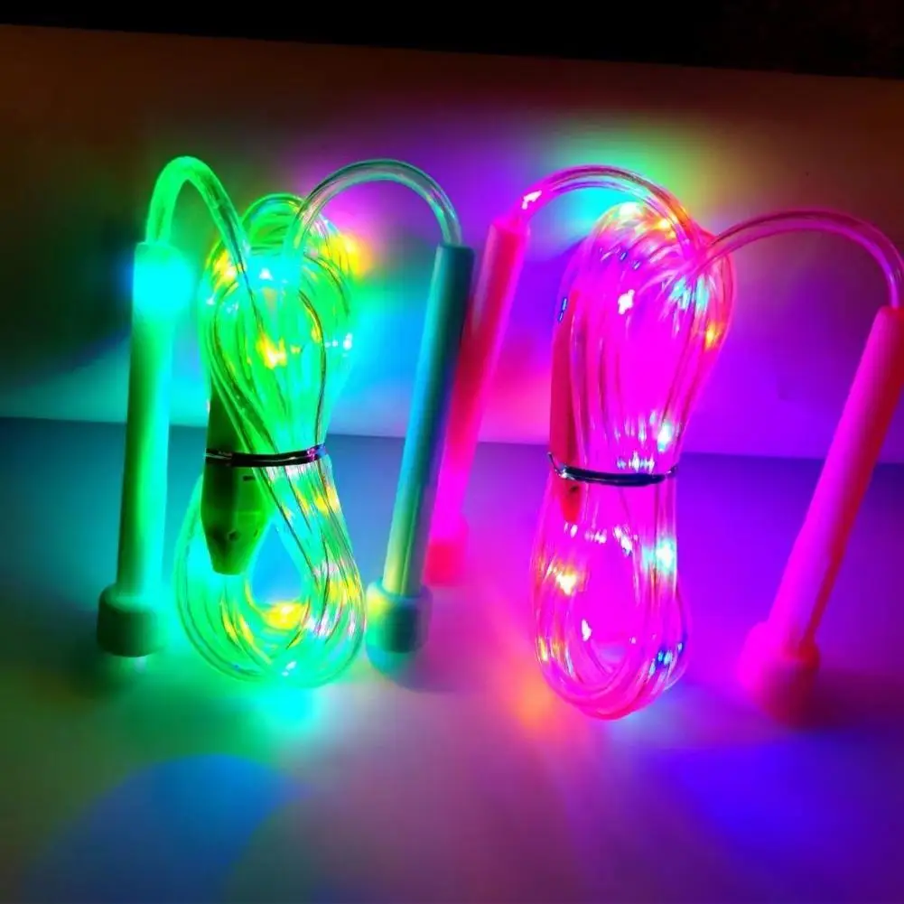 Luminous Jump Rope And Cool LED Glowing Jump Rope For Children Light Up Jumping Rope For Physical Exercise E5X8