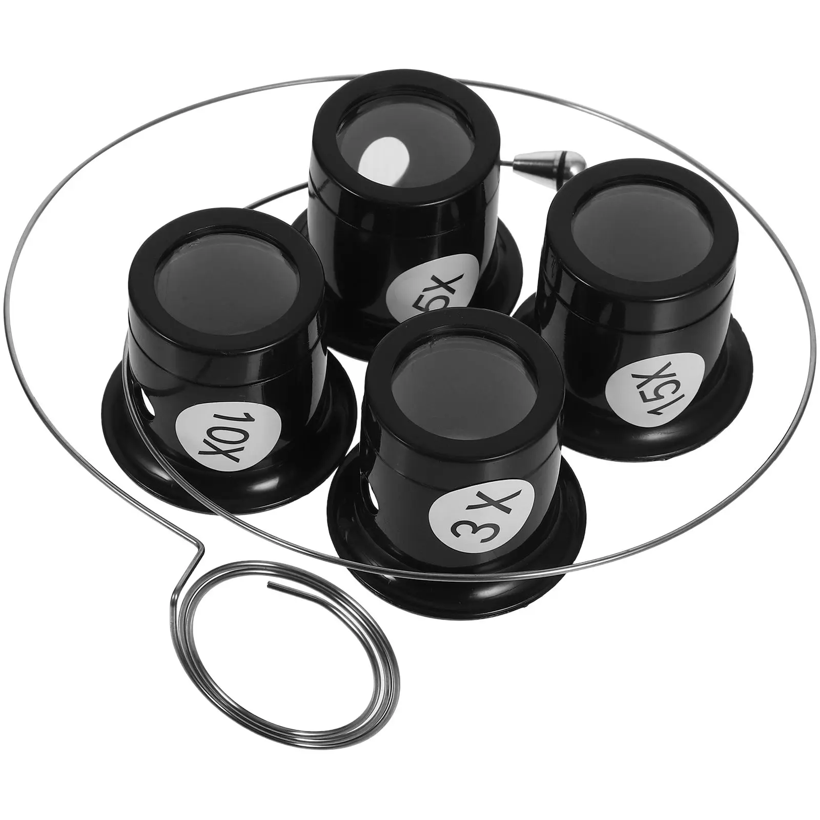 

Eye Clip Magnifier Steel Wire Headband Watch Repair Jewelry Inspection Glasses Portable Jewelers Loupe Visor Head