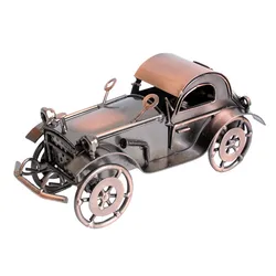 Retro vintage Iron Classic car model craft Office home creative decoration ornament Miniature Desktop Art Ornaments Crafts
