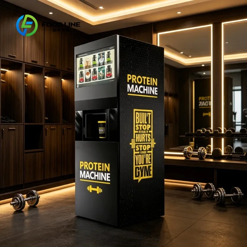 Auto Clean Gym Vending Machine, Custom Fitness Equipment with 300-600 Capacity, 27'' Touchscreen and Diverse Payment Options