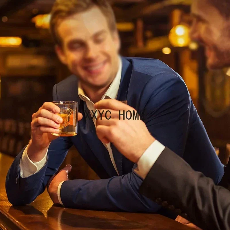 Juego cantador كريستال revolover، dispensador فينو، contenedor bebida bar، botella vidrio en forma