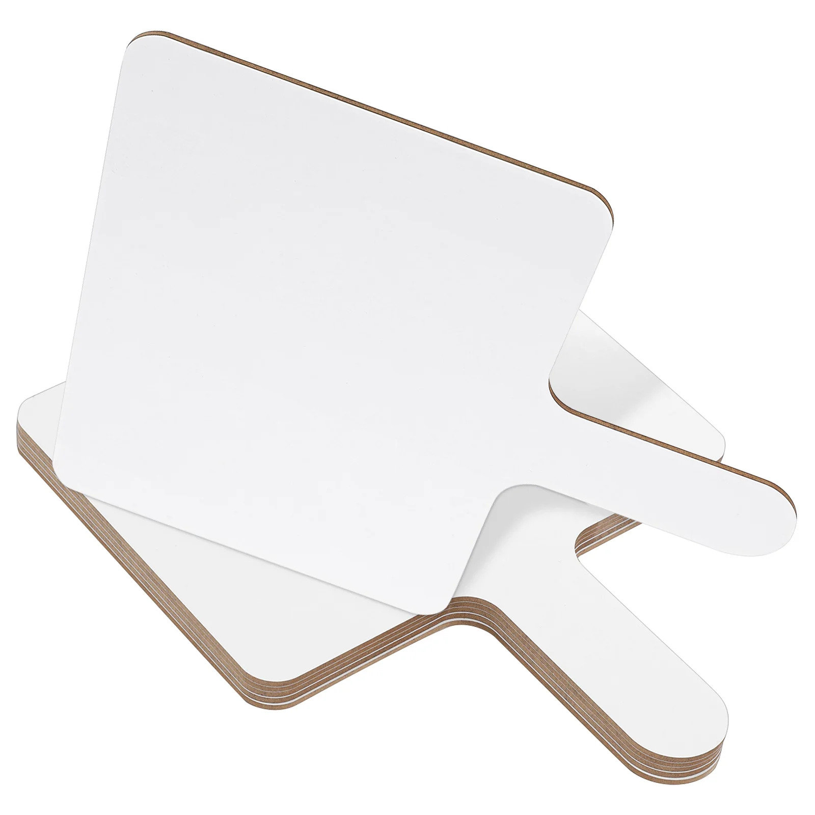 

6 Handheld Wooden Whiteboards Small Portable Dry Erase Board for Students Office Reusable Double Sided Writing Lightweight