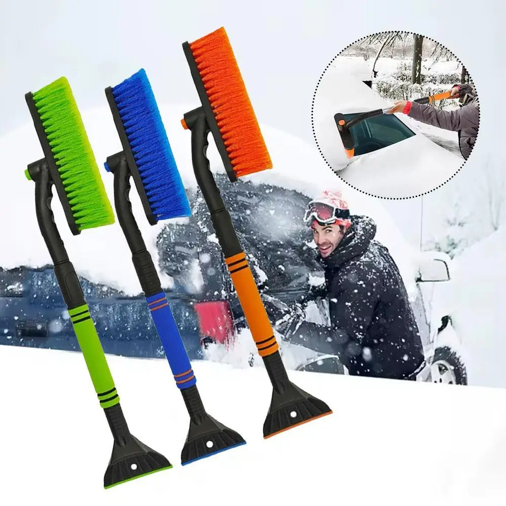 

Новая многофункциональная лопата для снега, лопата для ветрового стекла, скребок для ветрового стекла, мягкая щетка из микрофибры с длинной ручкой, инструменты для чистки автомобиля