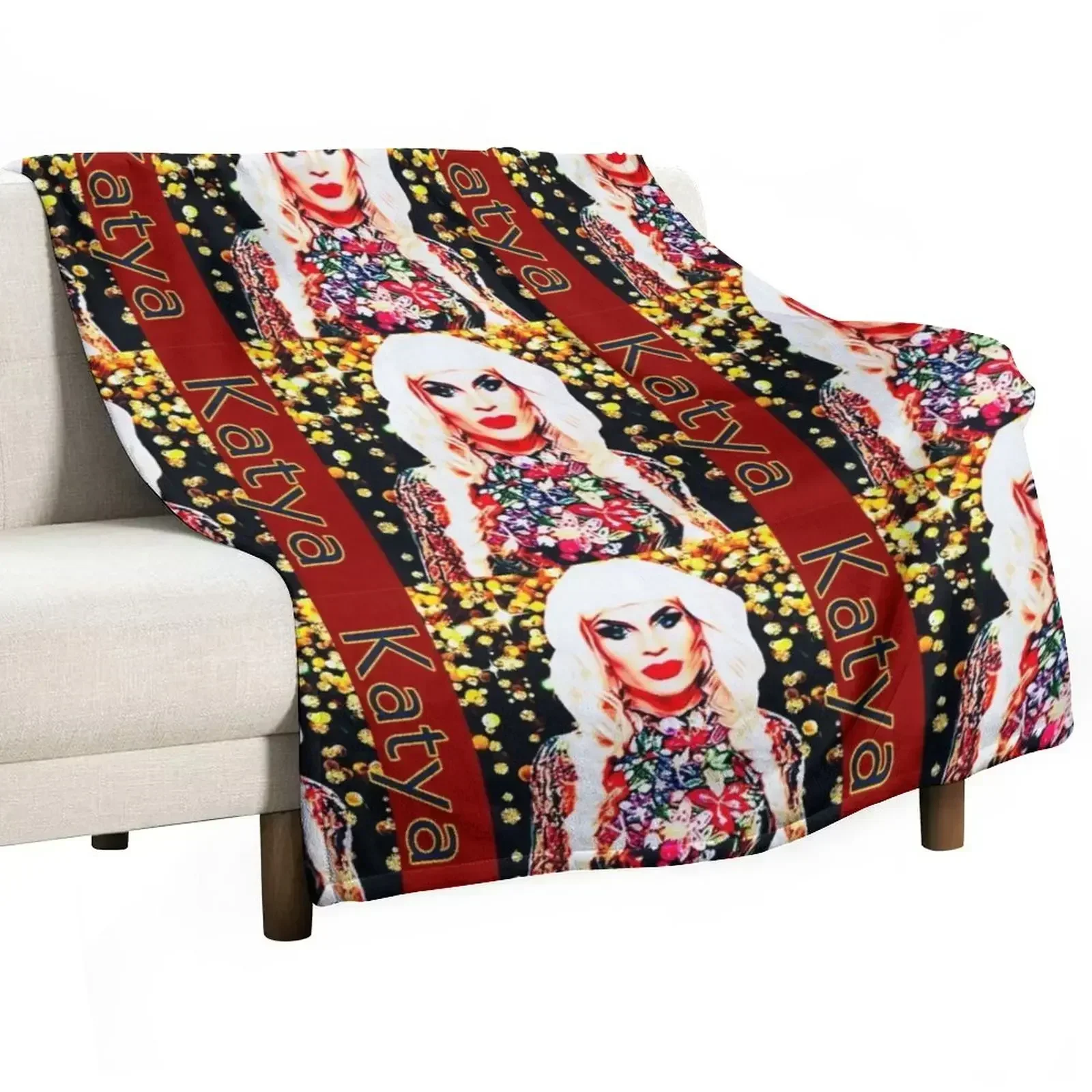 Katya Tribute 2 Throw Blanket Decoratives Tourist cosplay anime Sofa Throw Blankets