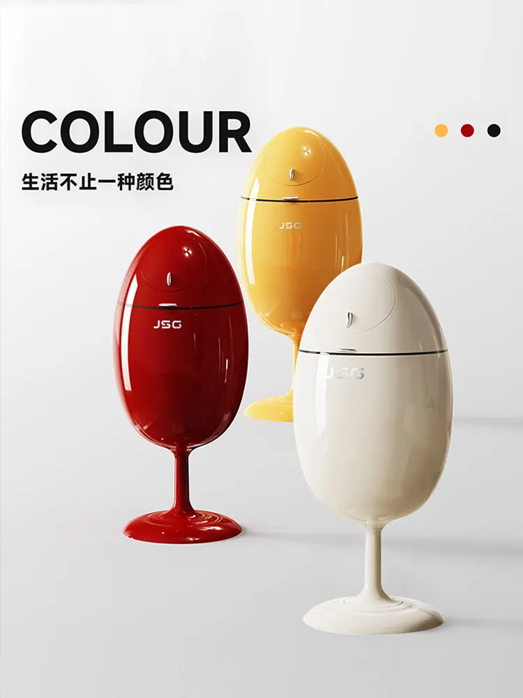 

High-end trash can, dinosaur egg landing guest restaurant, high-value decorative sanitary bucket design sense, advanced