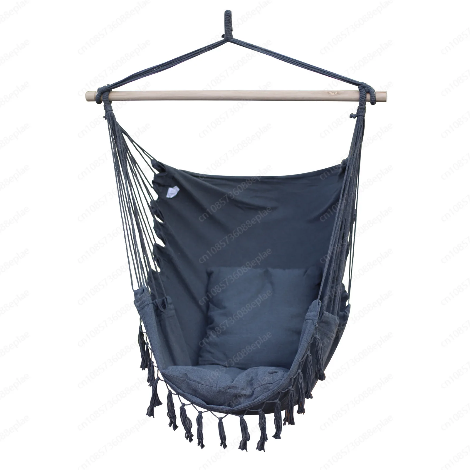 家庭用折りたたみ椅子-厚手キャンバス-学生寮用-レイジーチェア-レジャー-庭-屋外-ハンギングチェア