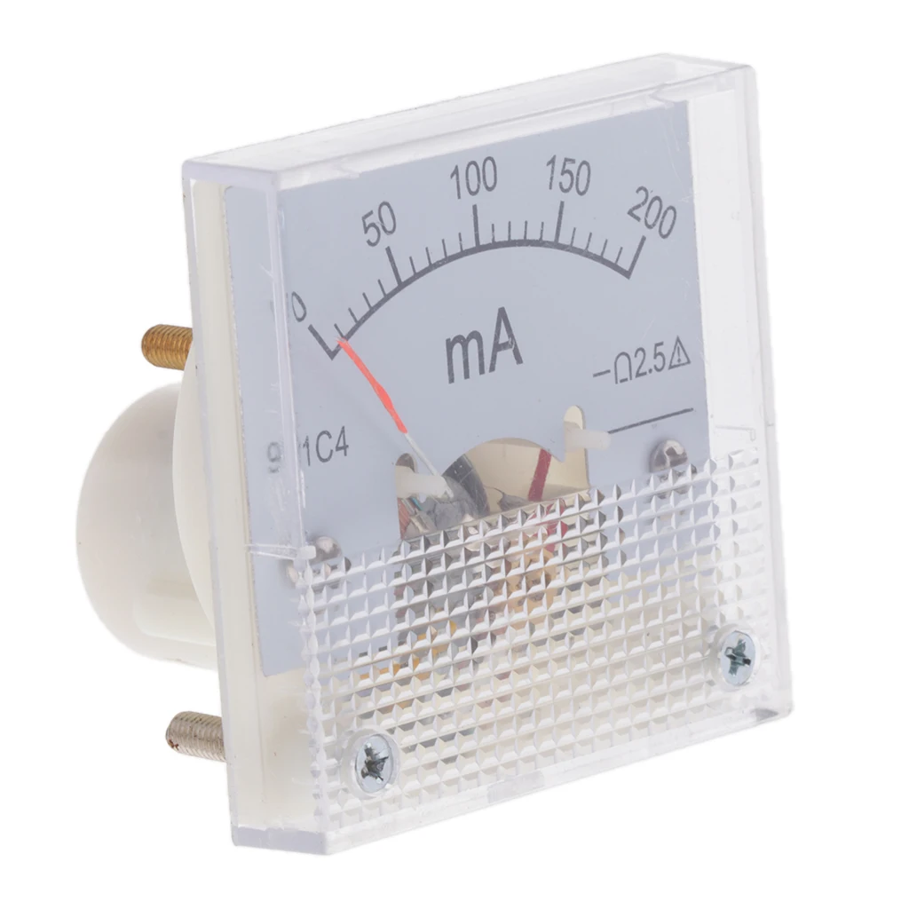 

DC Analog Ammeter Panel, Ammeter Ammeter, 0mA to 0-500mA Meter