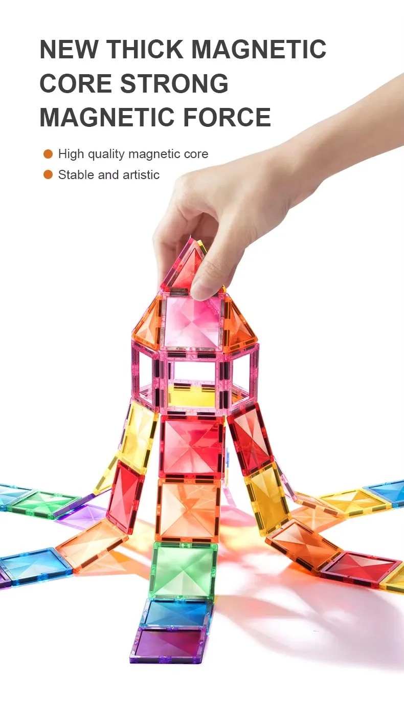 

Mideer children's magnetic piece color window building blocks magnetic blocks toy