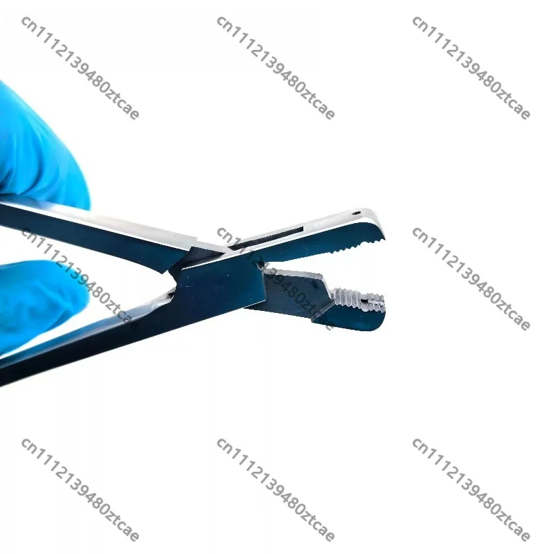 Veterinary Stainless Steel Wire Ligature Eyelet Pliers Pet Animal Fracture Wire Fixation Orthopedic Surgical Instrument