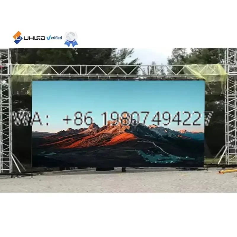 For UHLED P3.9 Indoor Rental LED Display Screen HD Video Wall 500x500 Outdoor Stage Screen