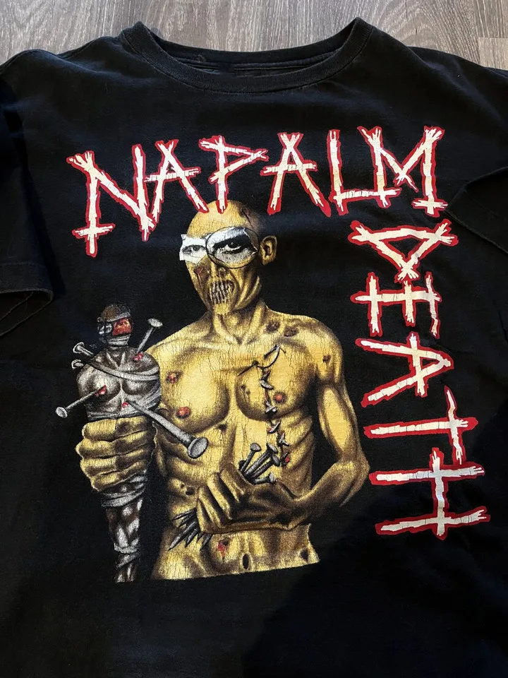 

Napalm Death Symbol T Shirt Cotton Black Men Size S to 5XL BE2235