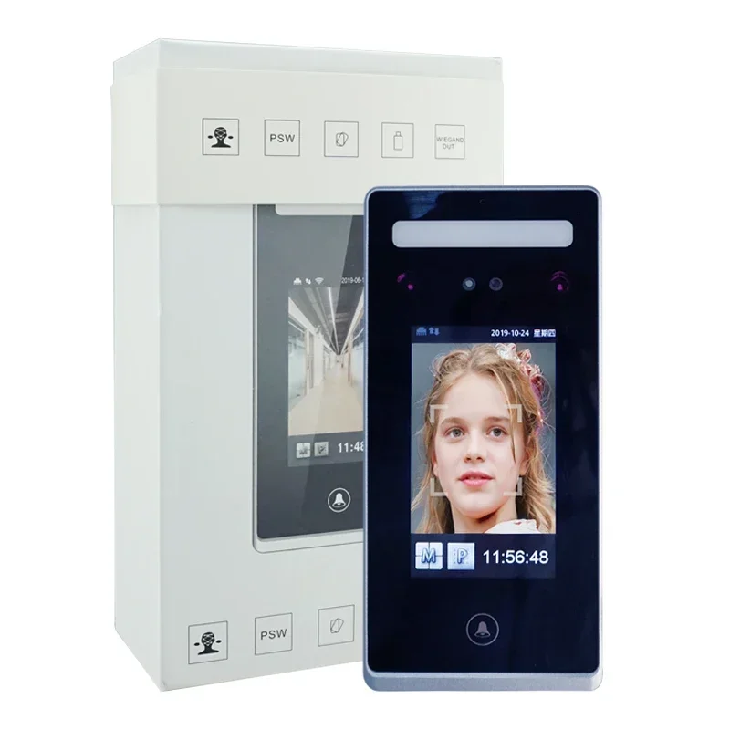 TCP/IP Biometric technology door access control dynamic face recognition reader EA-900