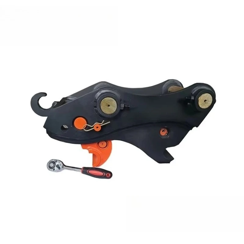 Manual Pins Grabber Coupler Mini Excavator 25-65mm Pin Mechanical Quick Coupler