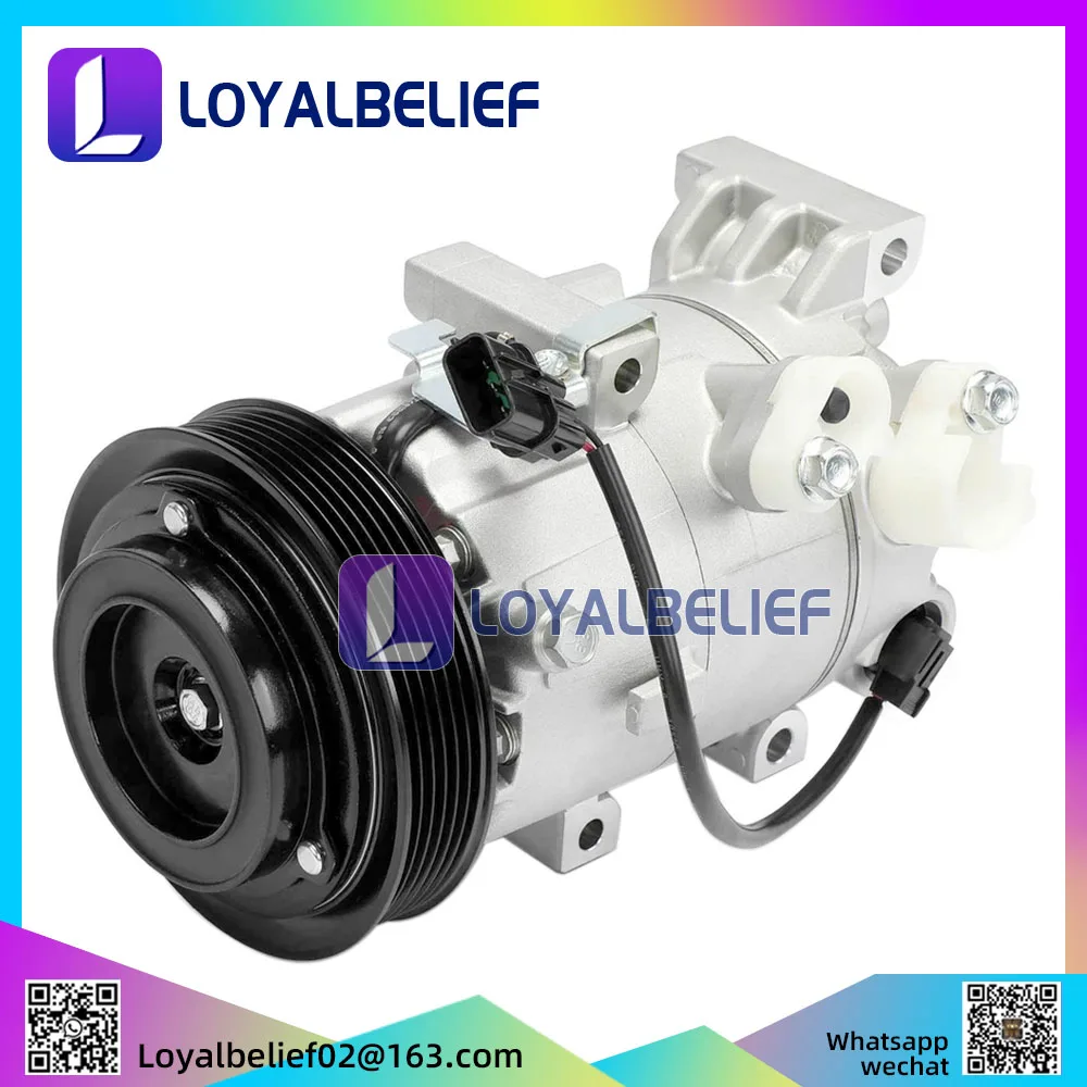 

Компрессор переменного тока VS12 для Hyundai Accent Kia Rio 2018-2019 L4 1.6L 97701H9150, 97701H9150RU CO11594C