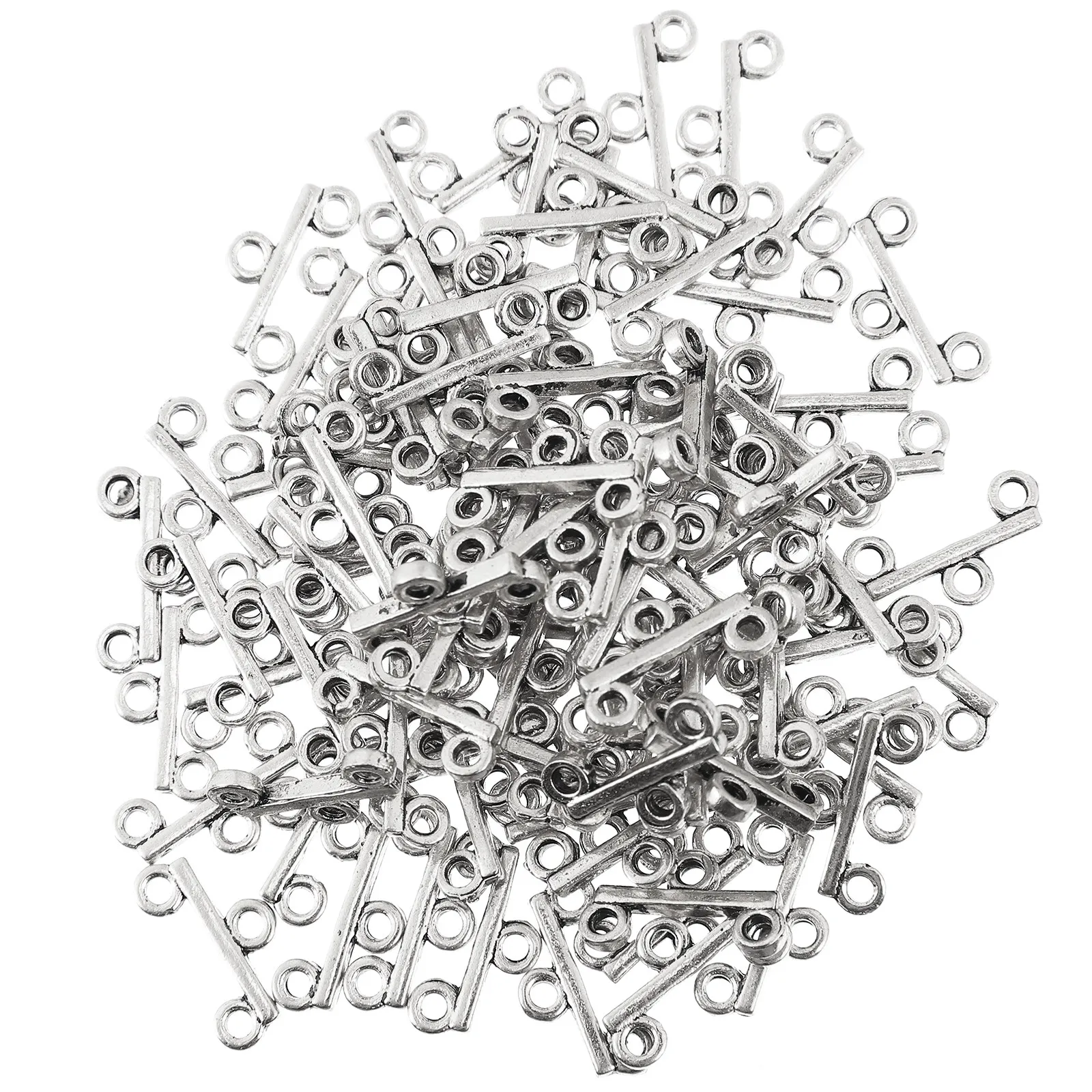 

100Pcs DIY Clasps Jewelry Making Sturdy Durable Lightweight Necklace Bracelet Findings Necklace Connecting Clasp