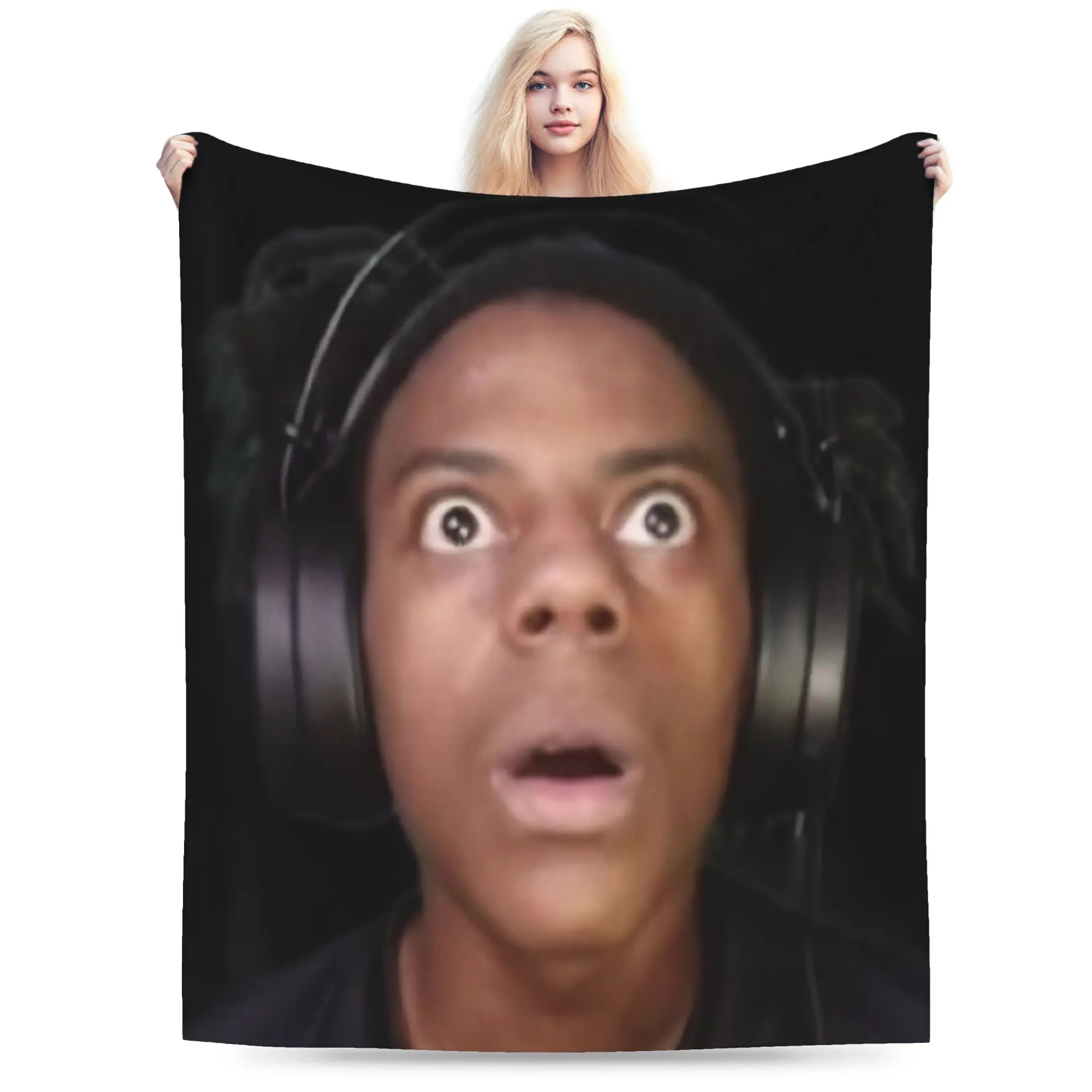 iShowSpeed Printed Blanket For Men Women Super Soft Cozy  Throw Blankets for Sofa 50x60 Inches Multi-size