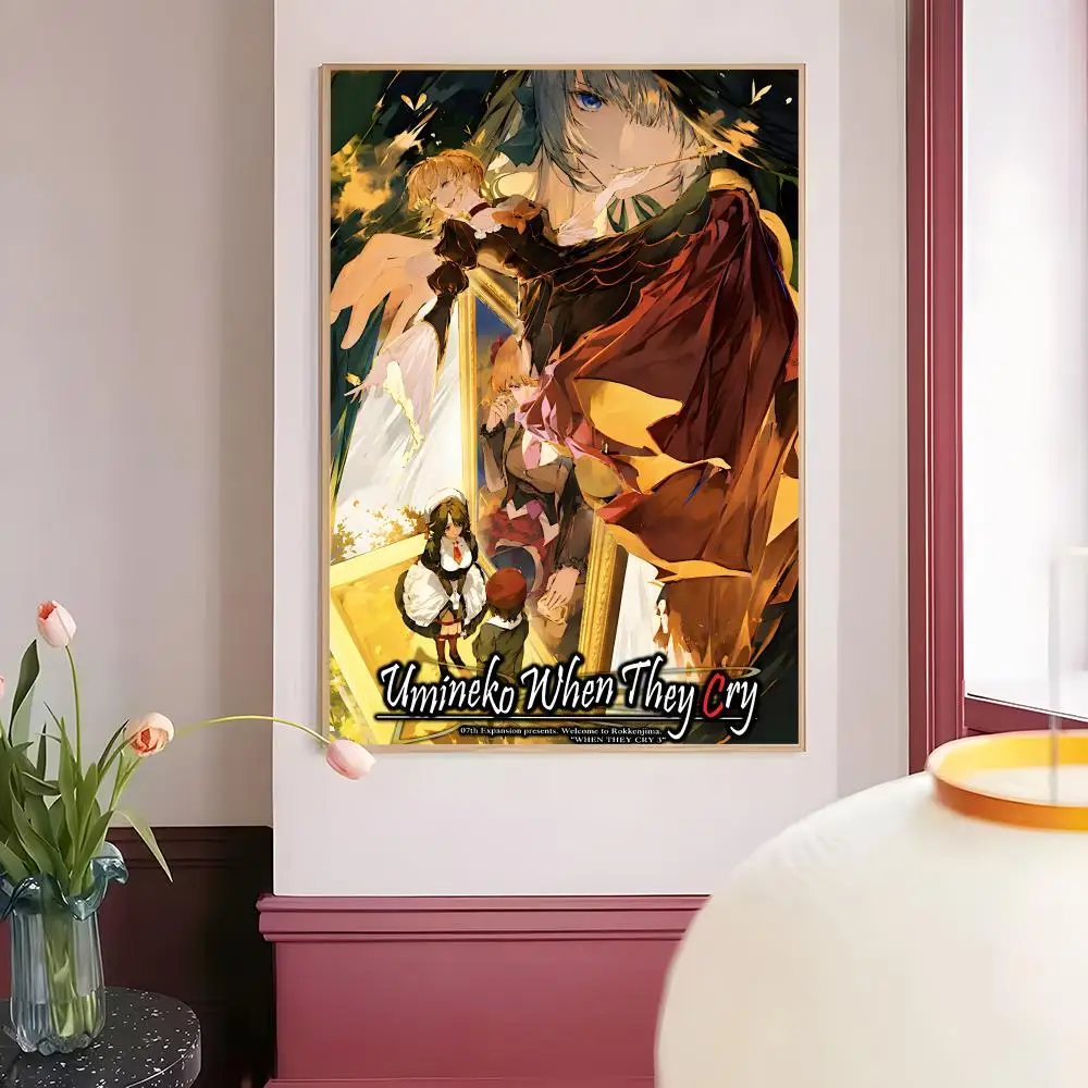 Game U-Umineko When They Cry Poster Elegant And Affordable Wall Art Stickers For Dormitory Living Room And Bedroom Spaces view 6