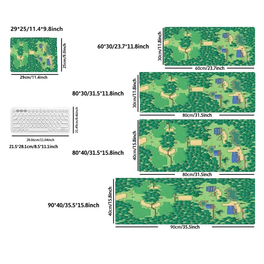 Alas Mouse Permainan Labirin Baru Aksesori Kantor Gamer Kabinet Pc Alas Meja Permainan Meja Komputer Alas Gaming Keyboard Alas Meja Bawah