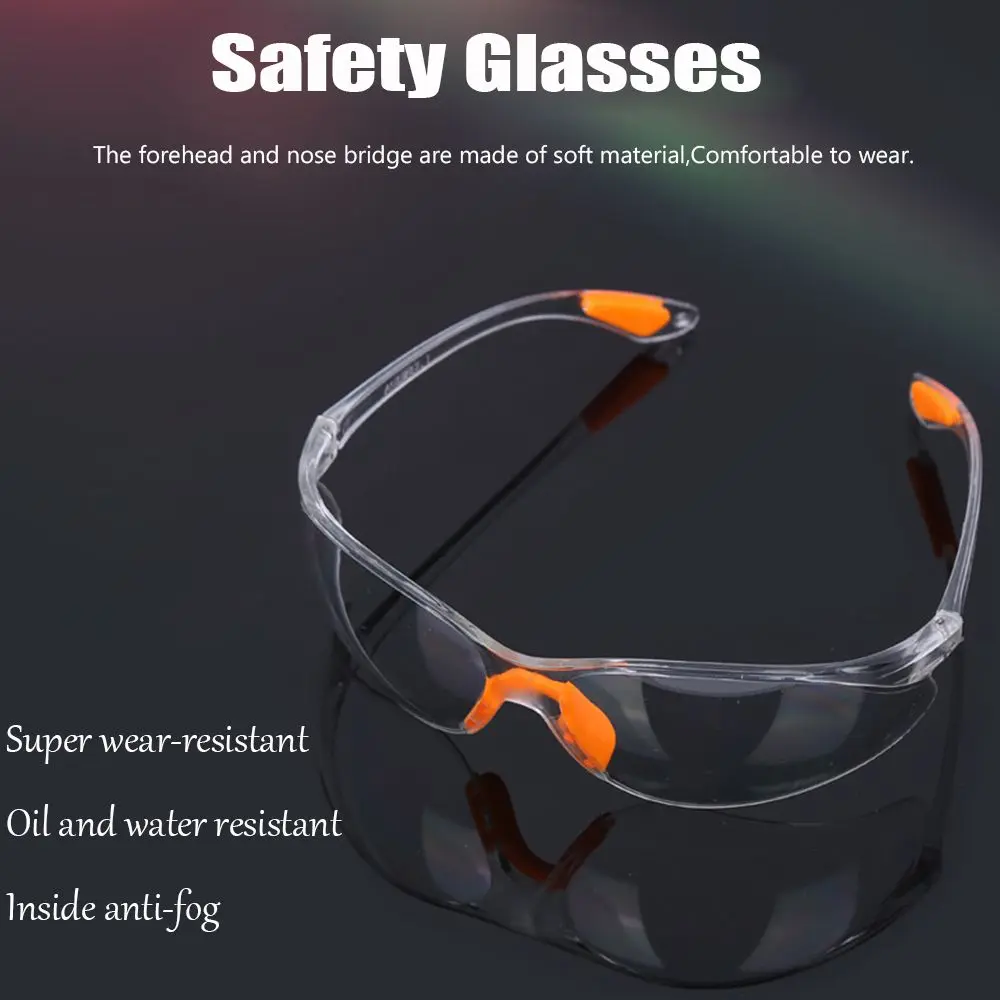 Lunettes de sécurité souples anti-choc, 1 pièce, fournitures de sécurité pour laboratoire de travail, lunettes de protection des yeux, protection laser