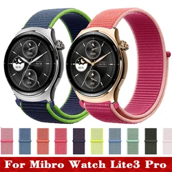 22mm Sport Nylon Loop For Mibro Watch Lite3 Pro Band Watchband Strap For Mibro Watch Lite 3 Pro Men Women Smartwatch Bracelet