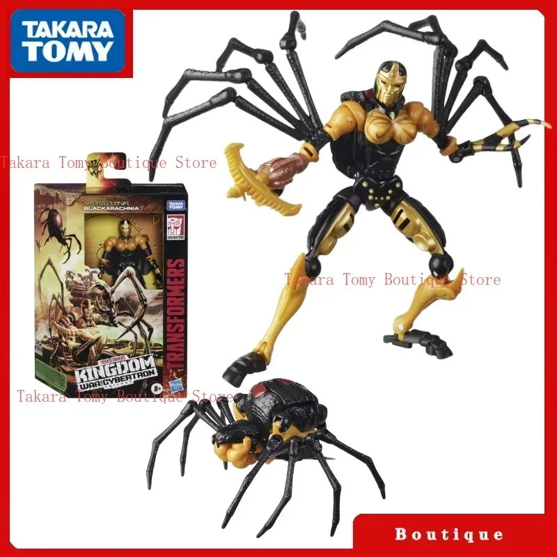 In Stock Takara Tomy Transformers Toys War for Cybertron:Kingdom WFC-K5 Blackarachnia Action Figures Autobots Hobbies Gifts