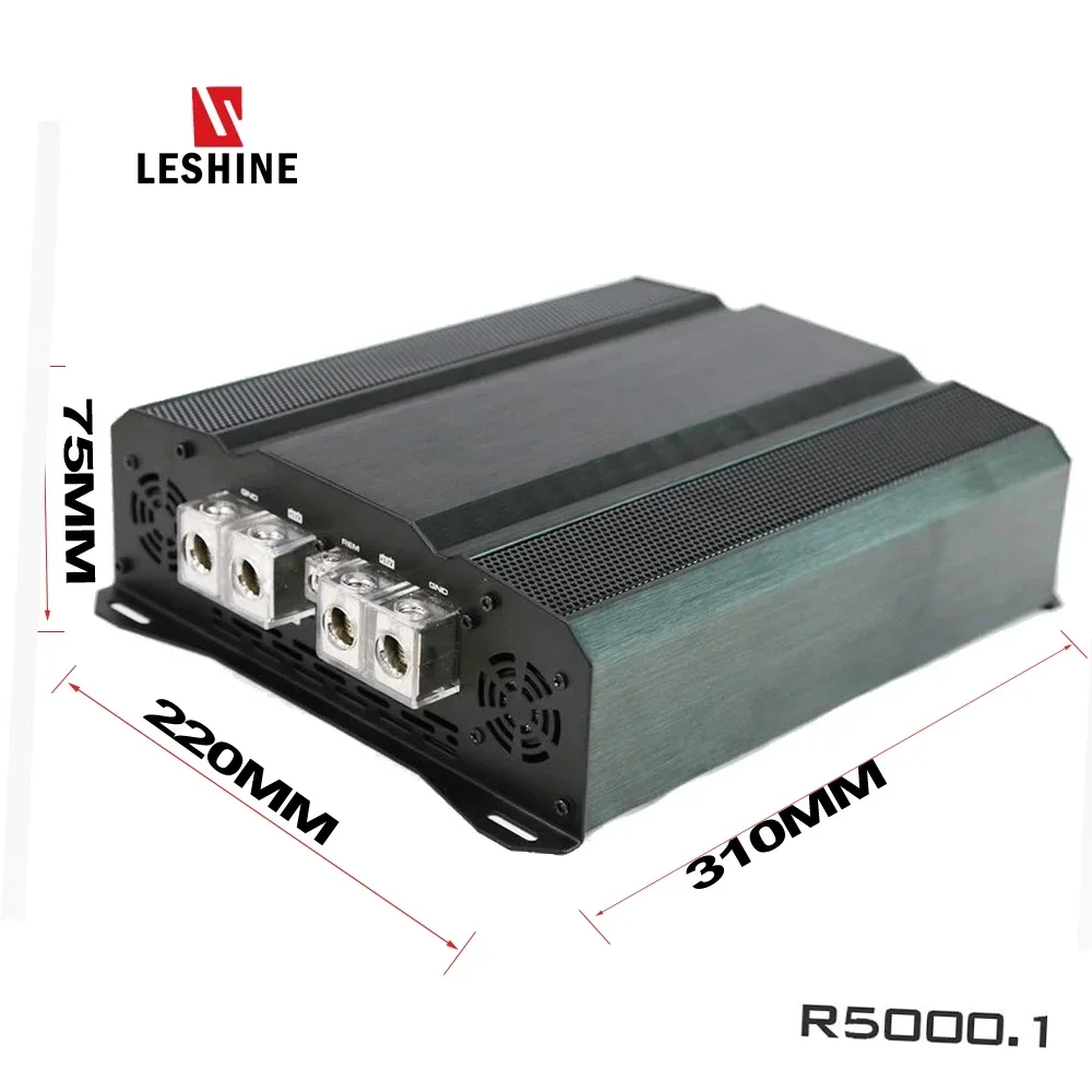 Leshine CLASS D 5000w high power  Brazil monoblock car amplifiers full range