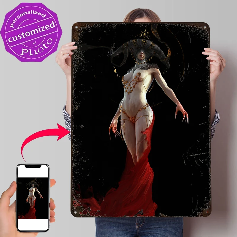 Pale Sister 1 Lightly 3D Poster Customized Vintage Metal Signs Wall Art Retro Tin Plaque for Gaming Room Decoration Items House