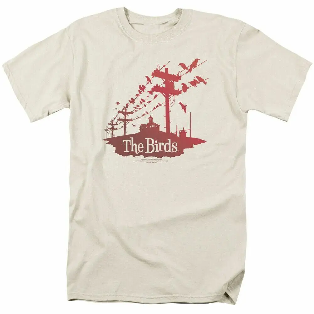 The Birds On A Wire T Shirt Mens Licensed Classic Movie Tee Orson Welles Cream