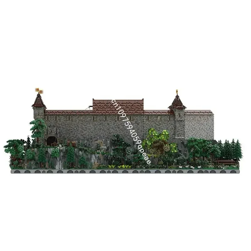 Nuovo 81209 Pz Moc Europeo Medievale Street View Castello Hohengerold Puzzle Personalizzato Modello Fai Da Te Idee Creative Giocattolo Del Capretto Regalo Di Compleanno
