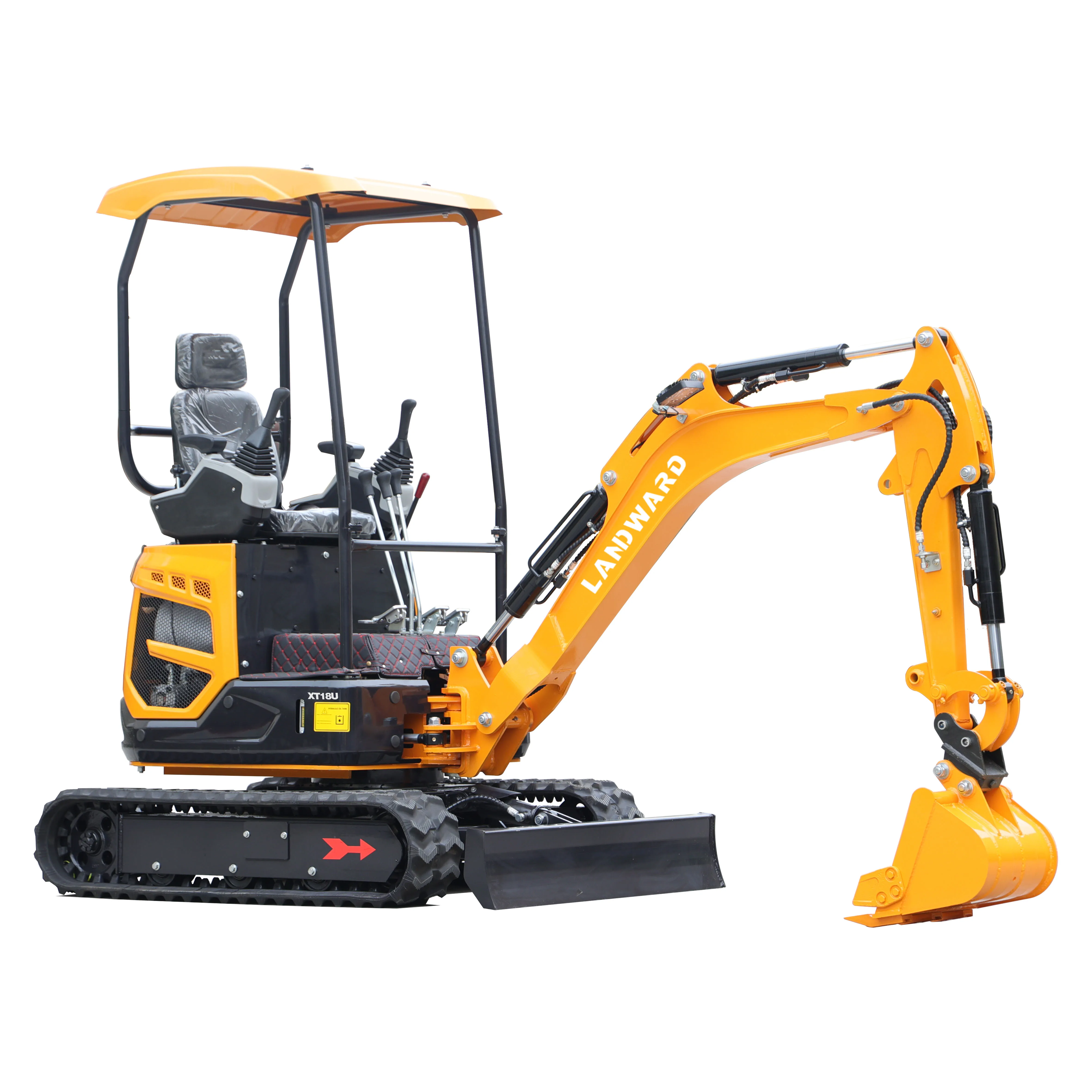 

China LANDWARD Crawler Mini Excavators Micro Digger 1.8 Ton Small Excavator Mini 1.8 Ton Earth-moving Machinery Customized