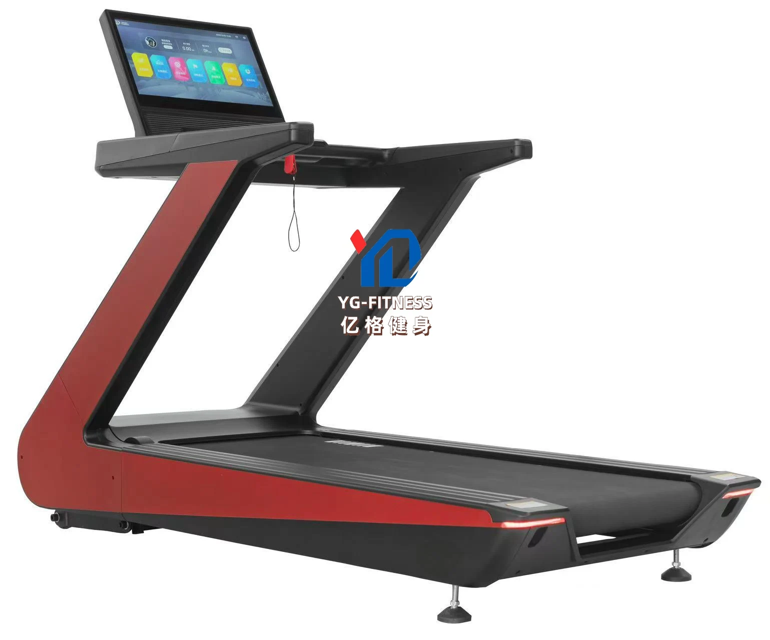 

Commercial Electric Treadmill Machine with Touch Screen Antistatic Feature Aerobic Exercise Gym Fitness Equipment Gear