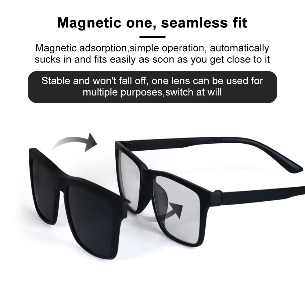 نظارات شمسية مستقطبة للوشم، عدسات رؤية الوشم وإطار إضافي لحماية العين، نظارات خالية من العاكسة لوضوح الوشم