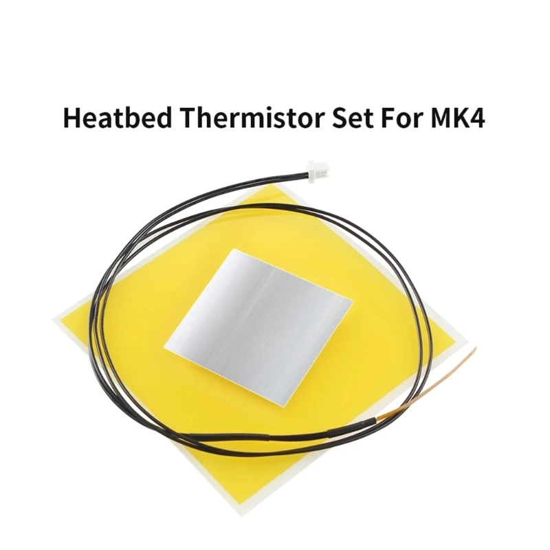 Easy Installation NTC 100k Heatbed Thermistor Set for MK4 Heatbed 3D Printer