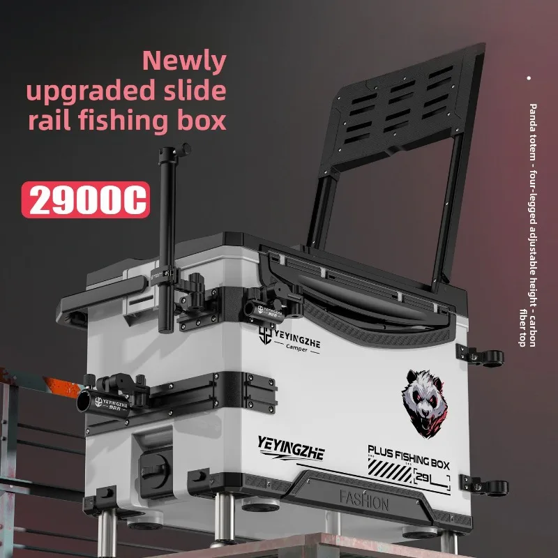 Camping Angler Multifunction Fishing Box Insulated Table Tackle Bucket Large Capacity Fishing Accessories Fishing Box Tackle Box