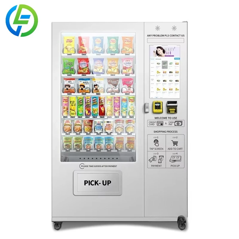 Customize 24 Good Quality Multifunctional All-Weather Fully Automatic Vending Machine and Hottest Pet Cat Food Vending Machine