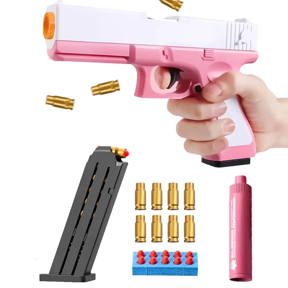 New Glock Shell Ejection Soft Bullet Toy Gun For Boys Girls Shooting Games Dropshipping Christmas Toys