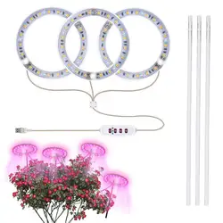 Plant Grow Ring Lamp Full Spectrum Plant Light For Indoor Plants LED Plant Light For Small Indoor Plants 5v Low Safe Voltage