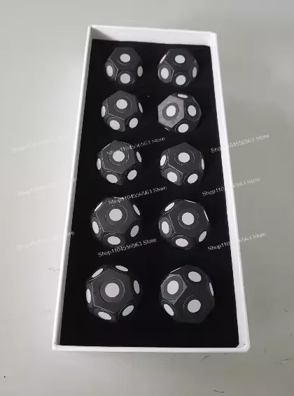 10pcs Magnetic Markers Hexagonal Sphere Reflective Targets for 3D Scanning / Photogrammetry