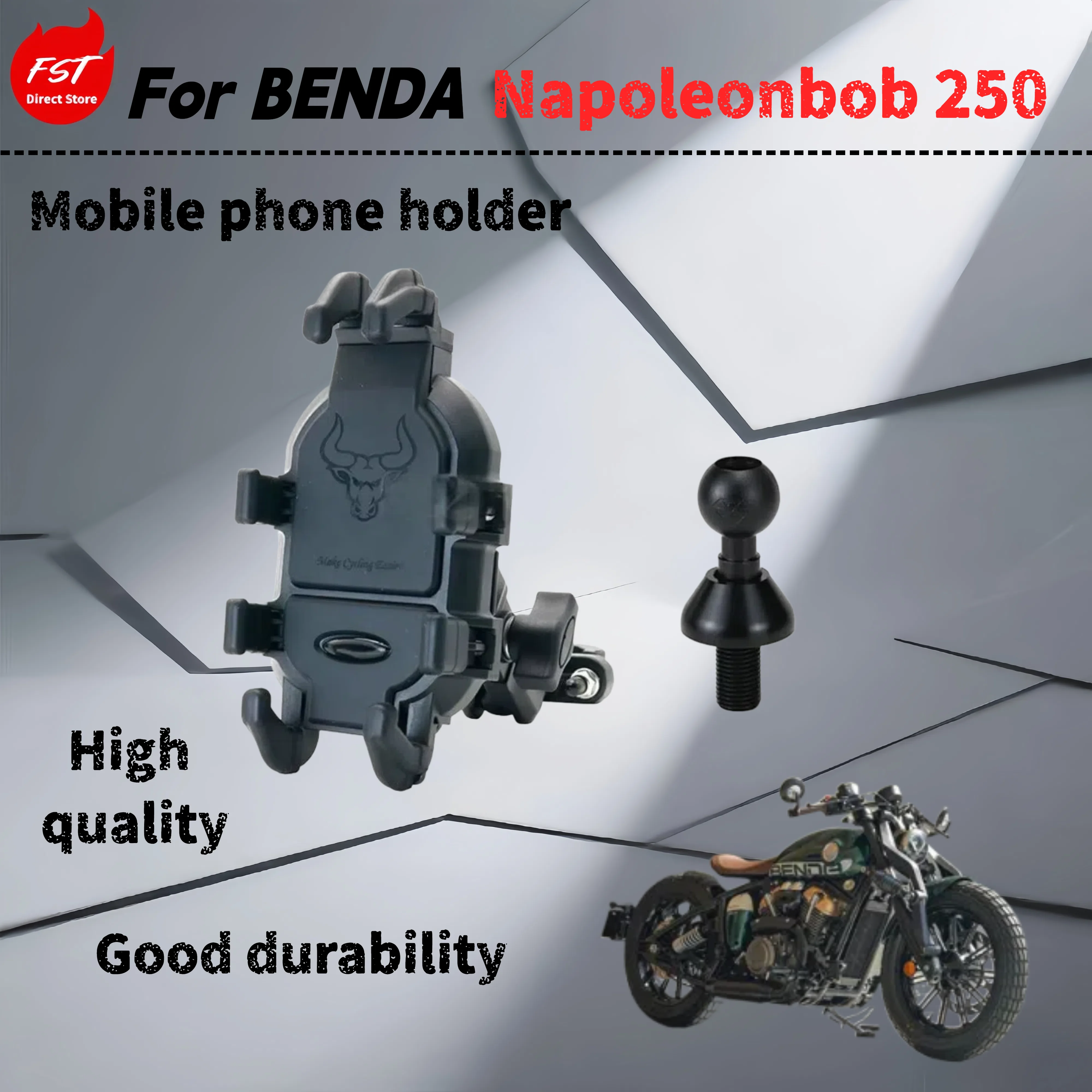 For Benda Napoleonbob 250 modded phone shockproof mount navigation stand on samsung cover decorative cover