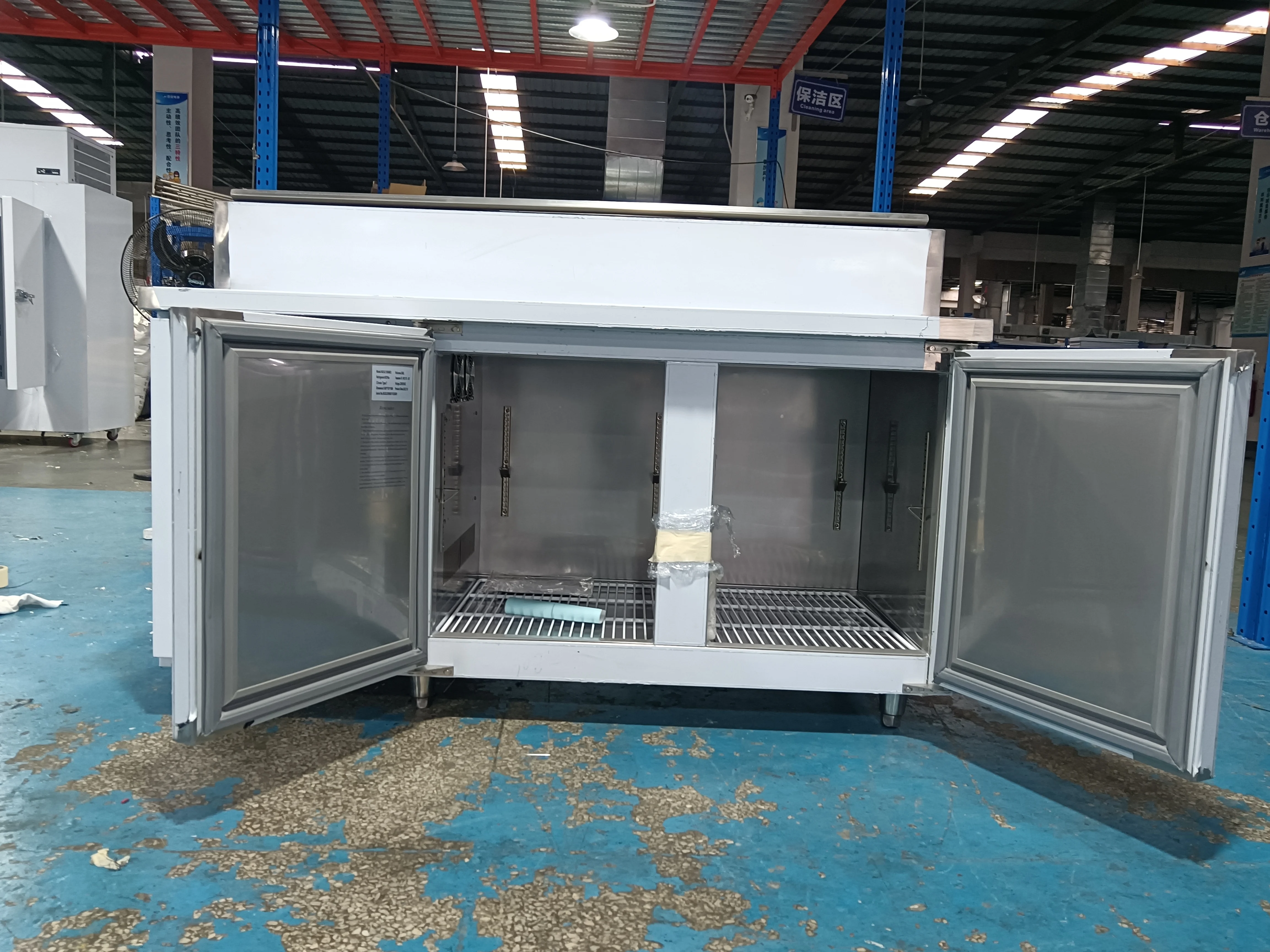 0~10℃低温業務用2ドアピザ準備台冷蔵庫自動霜取り冷蔵食品 - Storage Food Prep のレビューと価格