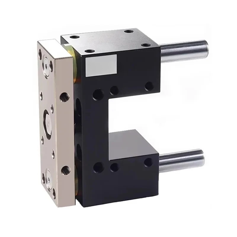 Pneumatic Cylinder Guide Bracket HSDAM Series 32/40/50/63 Three-axis Three Bar Fixed Frame Telescopic Rod Accessories