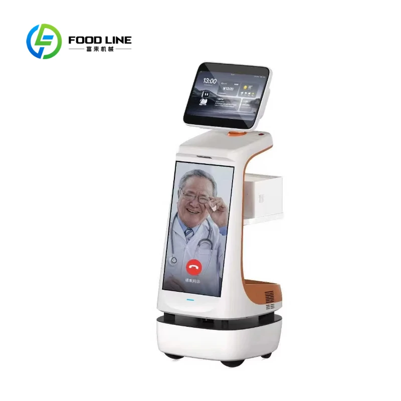 Customized Lobby Service Guide Robot Touch Display Programmable Auto Navigation For Gallery Hotel Retail Shop Reception Robot