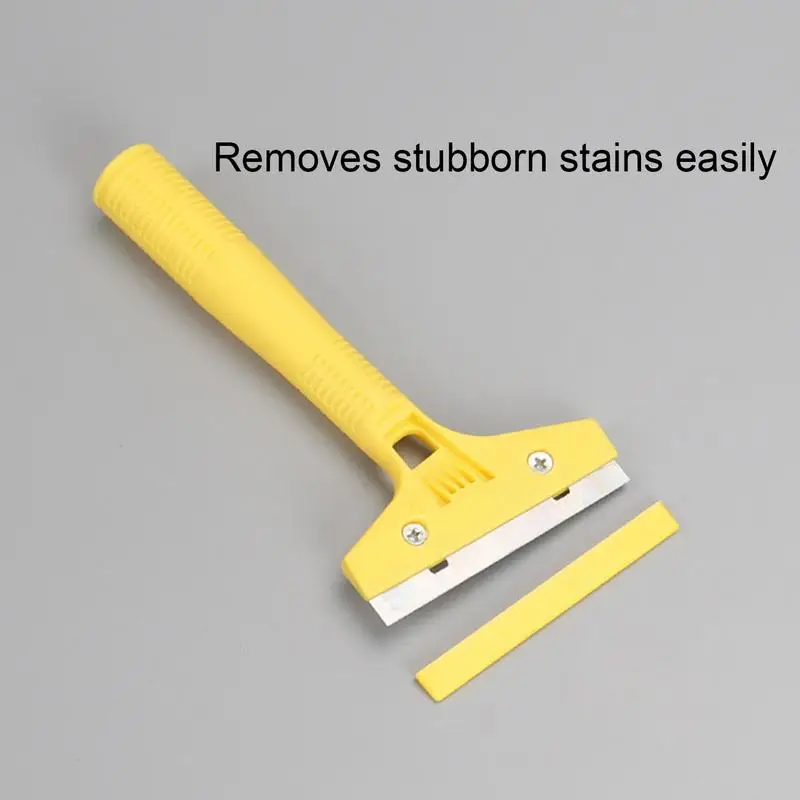 Floor Scraper Tool Razor Scraper Remover Glass Cooktop Scraper And Squeegee Scraper Multifunctional Cleaning Scraping Hand Tool