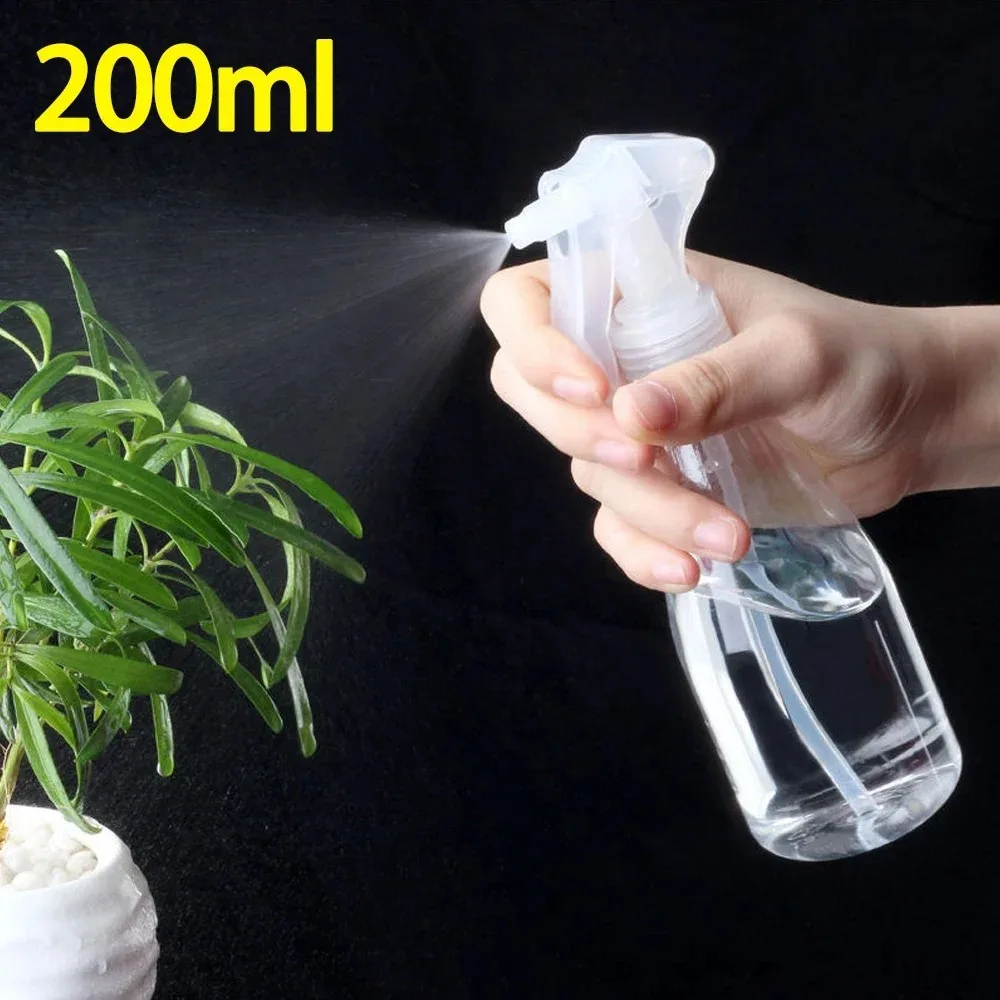 200ml Plastic Spray Water Bottle Plastic Travel Face Hair Mist Sprayer Handheld Dispenser Women Beauty Personal Supplies