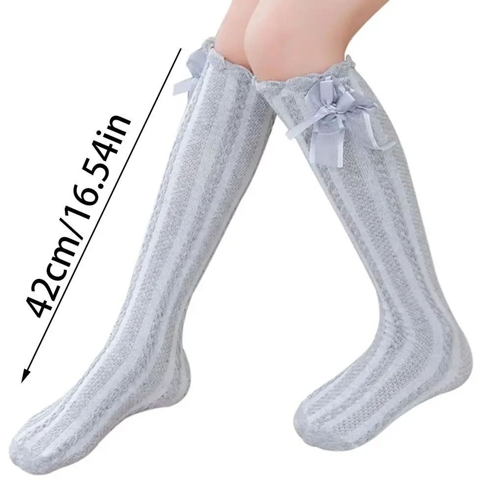 هدايا تنفس الأطفال Bowknot شبكة الجوارب منتصف أنبوب الجوارب طويلة طويل القامة جورب شبكة الفتيات جورب جوارب قطنية ناعمة