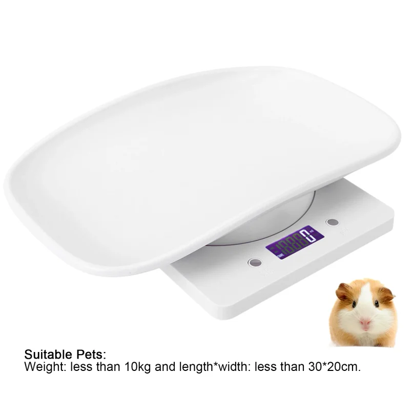 10kg/1g Digital Small Pet Weight Scale for Cats Dogs Measure Tool Electronic Kitchen Scale Pet Scale Kitchen Scale Digital Scale