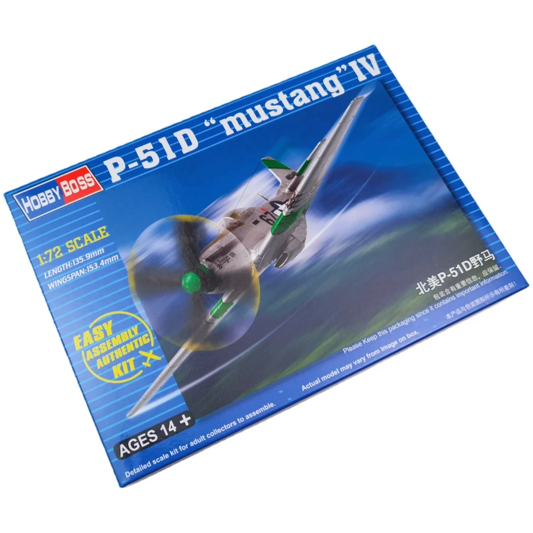 

TRUMPETER 1/72 P-51D Fighter Plastic Assembly Puzzle Model