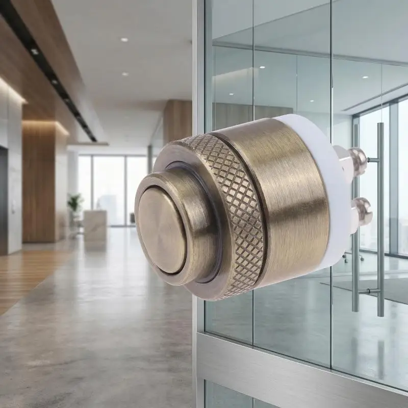 Stainless 1NO 1NC Round Push Button Metal Doorbell Switch Safety Access Control System Application