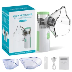 Mini nébuliseur portable pour enfants et adultes, inhalateur silencieux, humidificateur nasal à vapeur, outils d'inhalateur, manuel médical, asthme